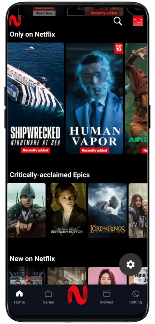 NetMirror on tvOS